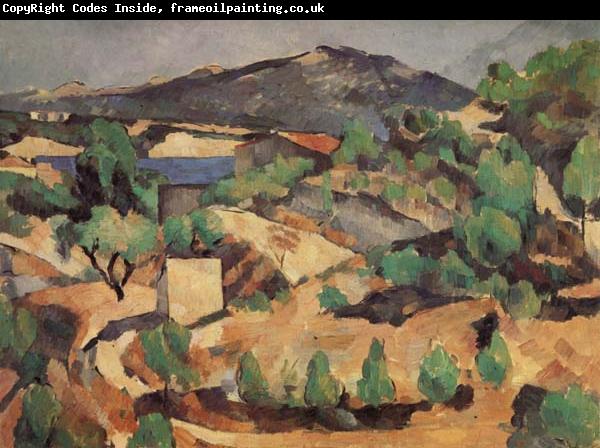 Paul Cezanne Mountains seen from l'Estaque