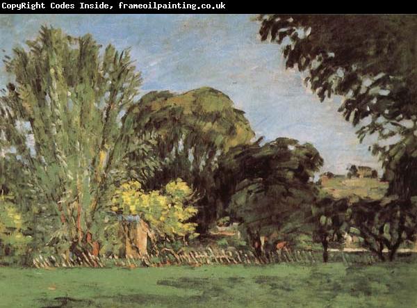 Paul Cezanne Trees in the Jas de Bouffan