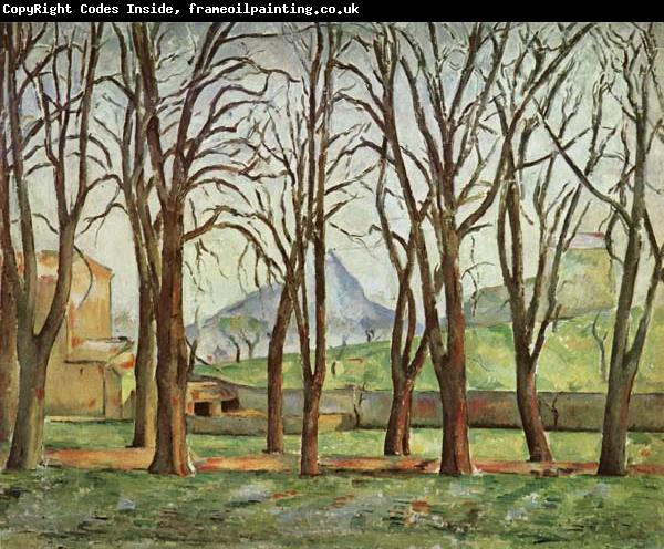 Paul Cezanne Chestnut Trees at the jas de Bouffan