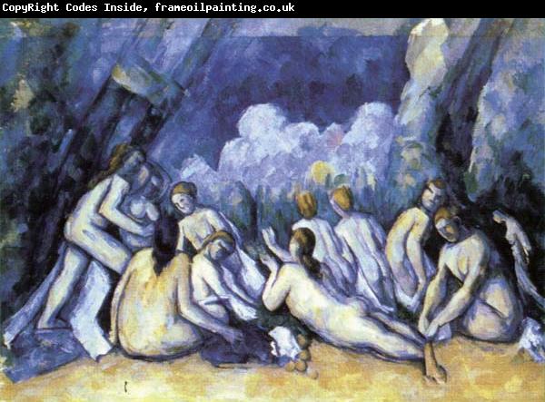 Paul Cezanne Les Grandes Baigneuses