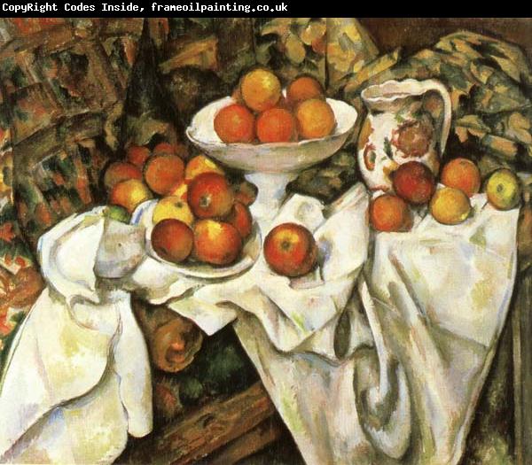 Paul Cezanne Nature morte de pommes dt d'oranes