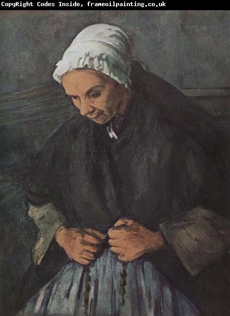 Paul Cezanne Old Woman with a Rosary