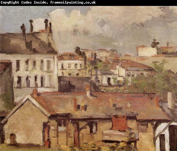 Paul Cezanne Roofs