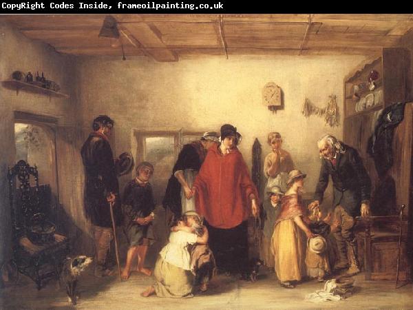 Paul Falconer Poole The Emigrant's Departure