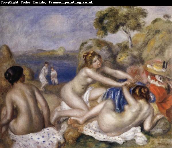 Pierre Renoir Three Bathers with a Crab