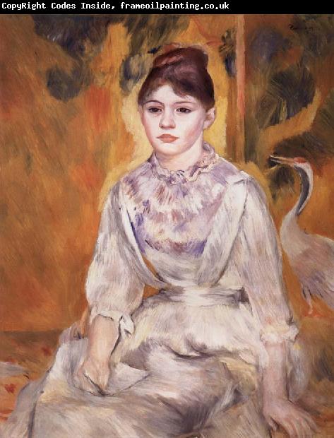 Pierre Renoir Young Girl with a Swan