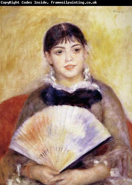 Pierre Renoir Girl with a Fan