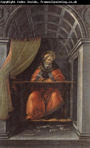 Sandro Botticelli St.Augustine in His Study