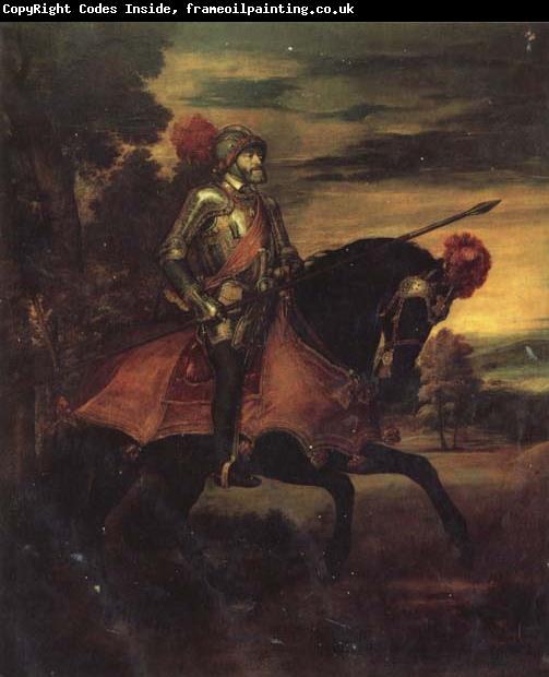 Titian Equestrian Portrait of Charles V