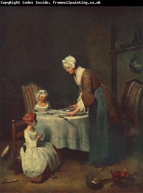 jean-Baptiste-Simeon Chardin The Prayer before Meal