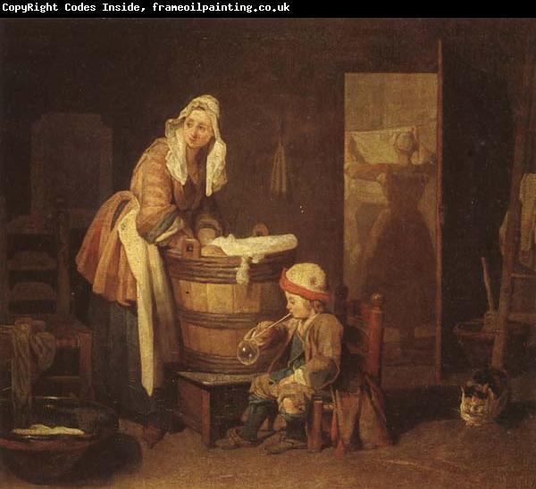 jean-Baptiste-Simeon Chardin The Washerwoman