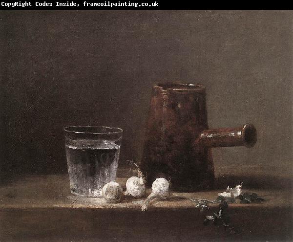 jean-Baptiste-Simeon Chardin Water Glass and Jug