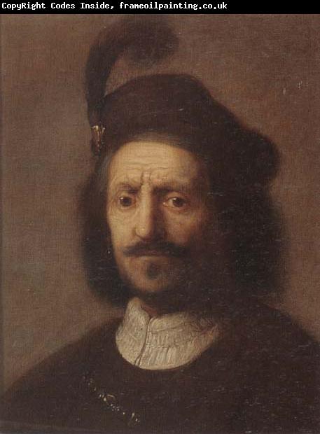 unknow artist Portrait of rembrandt s father,head and shoulers