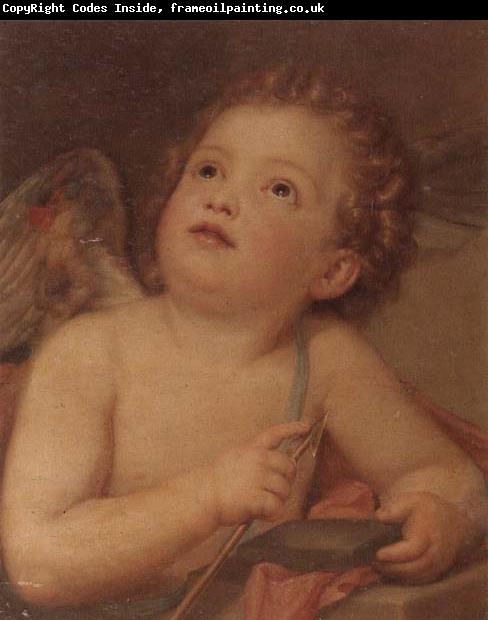 unknow artist Cupid sharpening his arrow