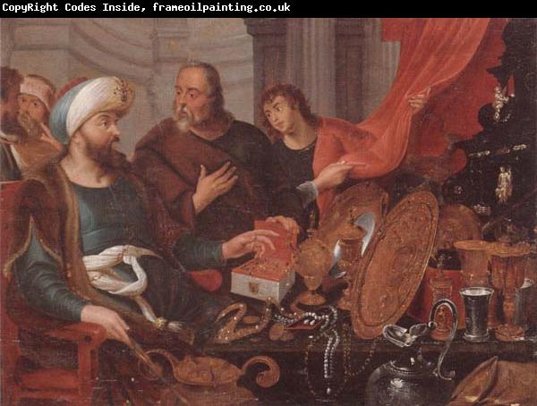 unknow artist Croeseus showing Solon his Riches