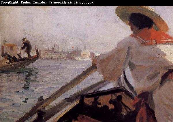 Anders Zorn In my Gondola