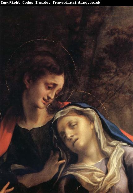 Correggio Deposition,details