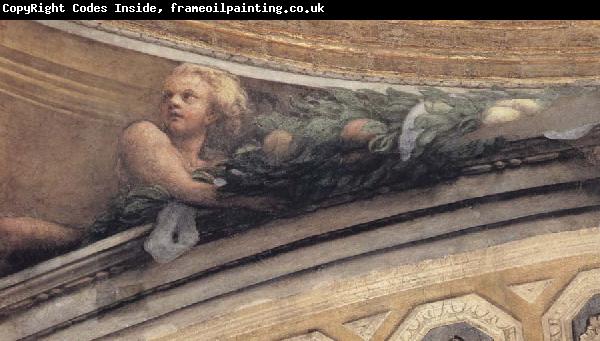 Correggio Detail of the putto to the side of the pendentive with Jerome and Matthew