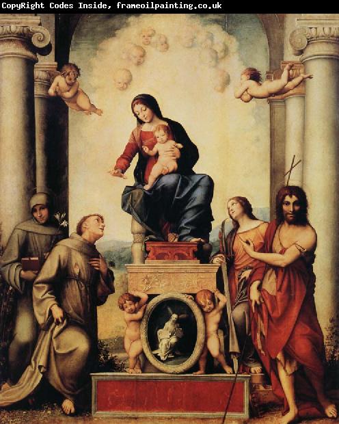 Correggio Madonna with Saint Francis