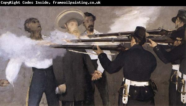 Edouard Manet Details of The Execution of Maximilian