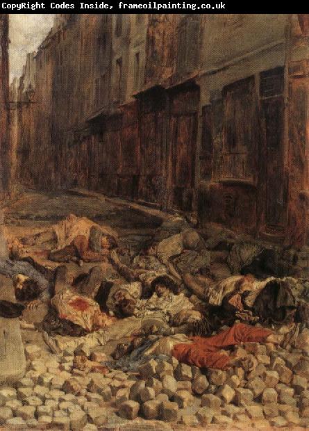 Ernest Meissonier Remembrance of Barricades in June 1848