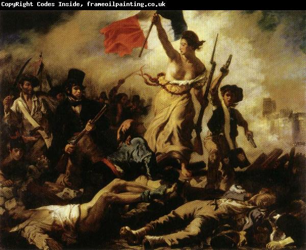 Eugene Delacroix Liberty Leading the People,july 28,1830