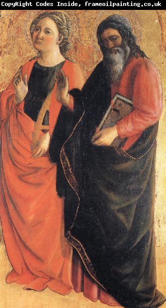 Fra Filippo Lippi St.Catherine of Alexandria and an Evangelist