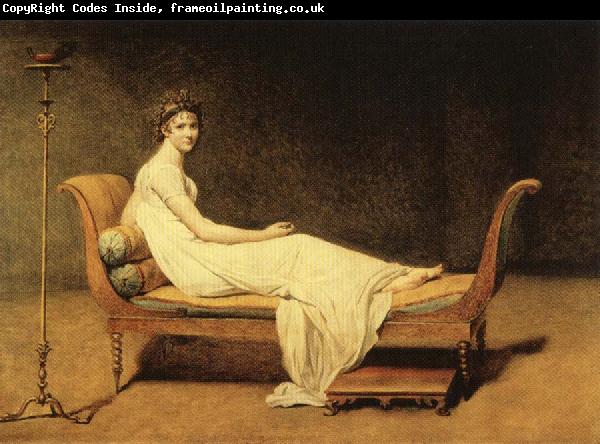 Jacques-Louis David Portrait of Madame Recamier