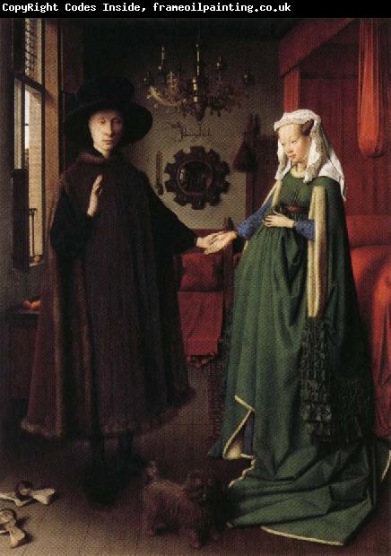 Jan Van Eyck Portrait of Giovanni Arnolfini and His Wife