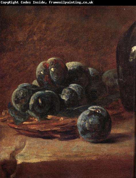 Jean Baptiste Simeon Chardin Details of Still life with plums