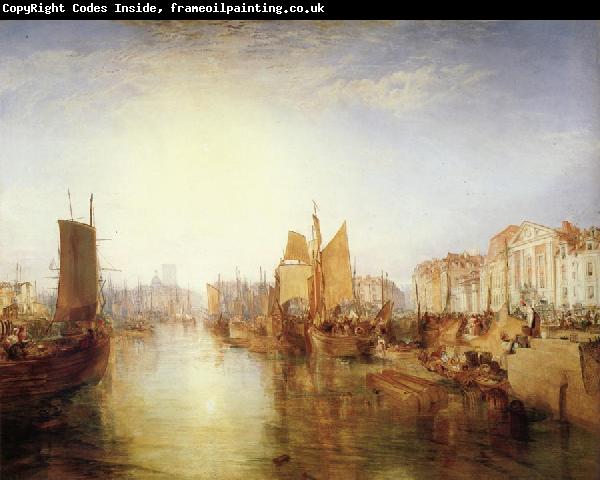 Joseph Mallord William Turner The harbor of dieppe