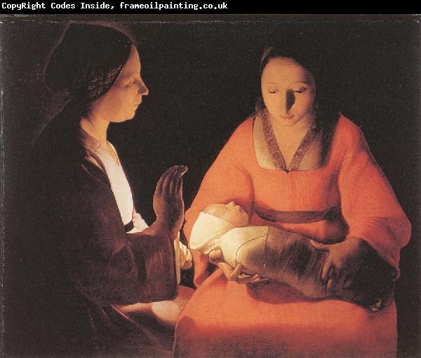 LA TOUR, Georges de The New-born