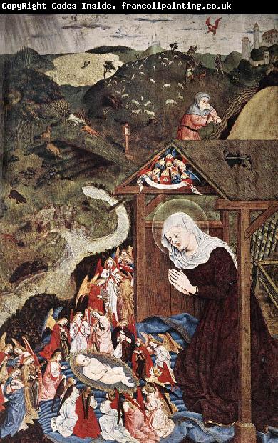 MASTER of the Polling Panels Adoration of the Child