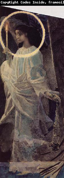 Mikhail Vrubel Angel with a censer and a candle