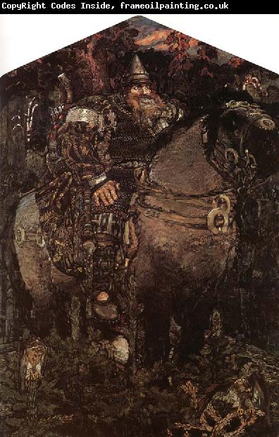 Mikhail Vrubel The Bogatyr