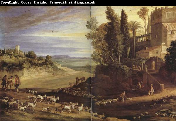 Paul Brill Paysage avec les pelerinsde'Emmaus