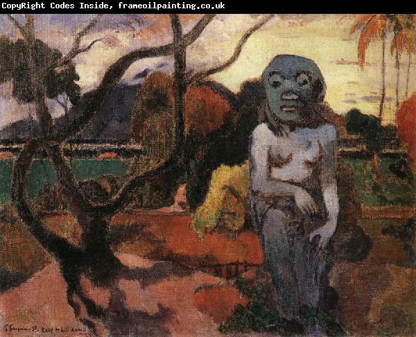 Paul Gauguin Presence of the Bad Dermon