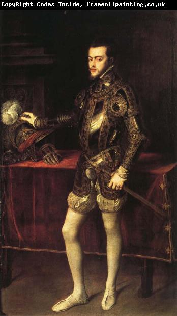 Titian Portrait of Philip II in Armor