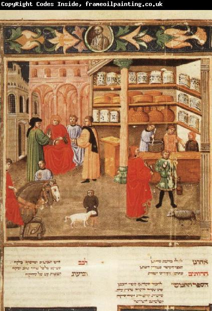 unknow artist Scene of Pharmacy,from Avicenna's Canon of Medicine