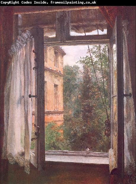 Adolph von Menzel View from a Window in the Marienstrasse