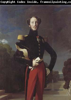 Jean Auguste Dominique Ingres Portrait of Duke Ferdinand-Philippe of Orleans (mk04)