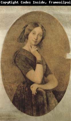 Jean Auguste Dominique Ingres Portrait of Vicomtesse Louise-Albertine d'Haussonville (mk04)