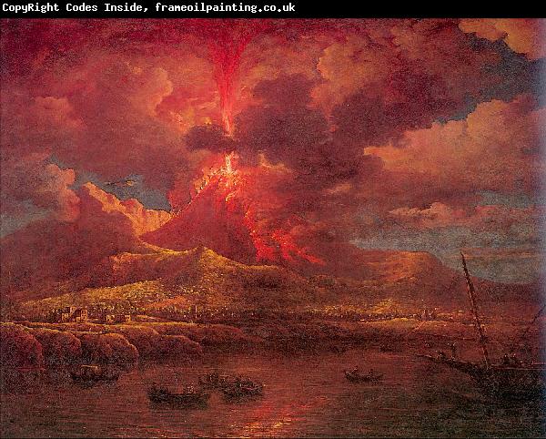 Marlow, William Vesuvius Erupting at Night