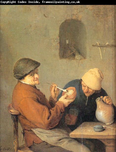 Ostade, Adriaen van The Drinker and the Smoker