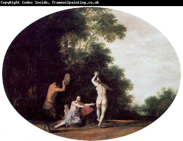 POELENBURGH, Cornelis van Nymphs and Satyr