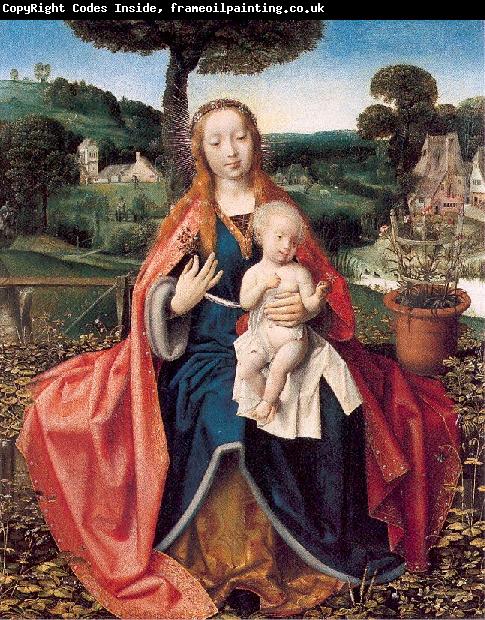 PROVOST, Jan The Virgin and Child in a Landscape