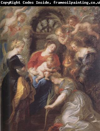 Peter Paul Rubens The Coronation of St Catherine (mk01)