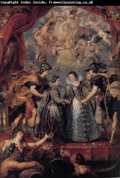Peter Paul Rubens The Excbange of Princesses (mk01)