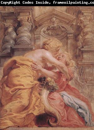 Peter Paul Rubens Peace and Plenty Embracing (mk01)