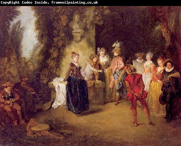 WATTEAU, Antoine The French Theater